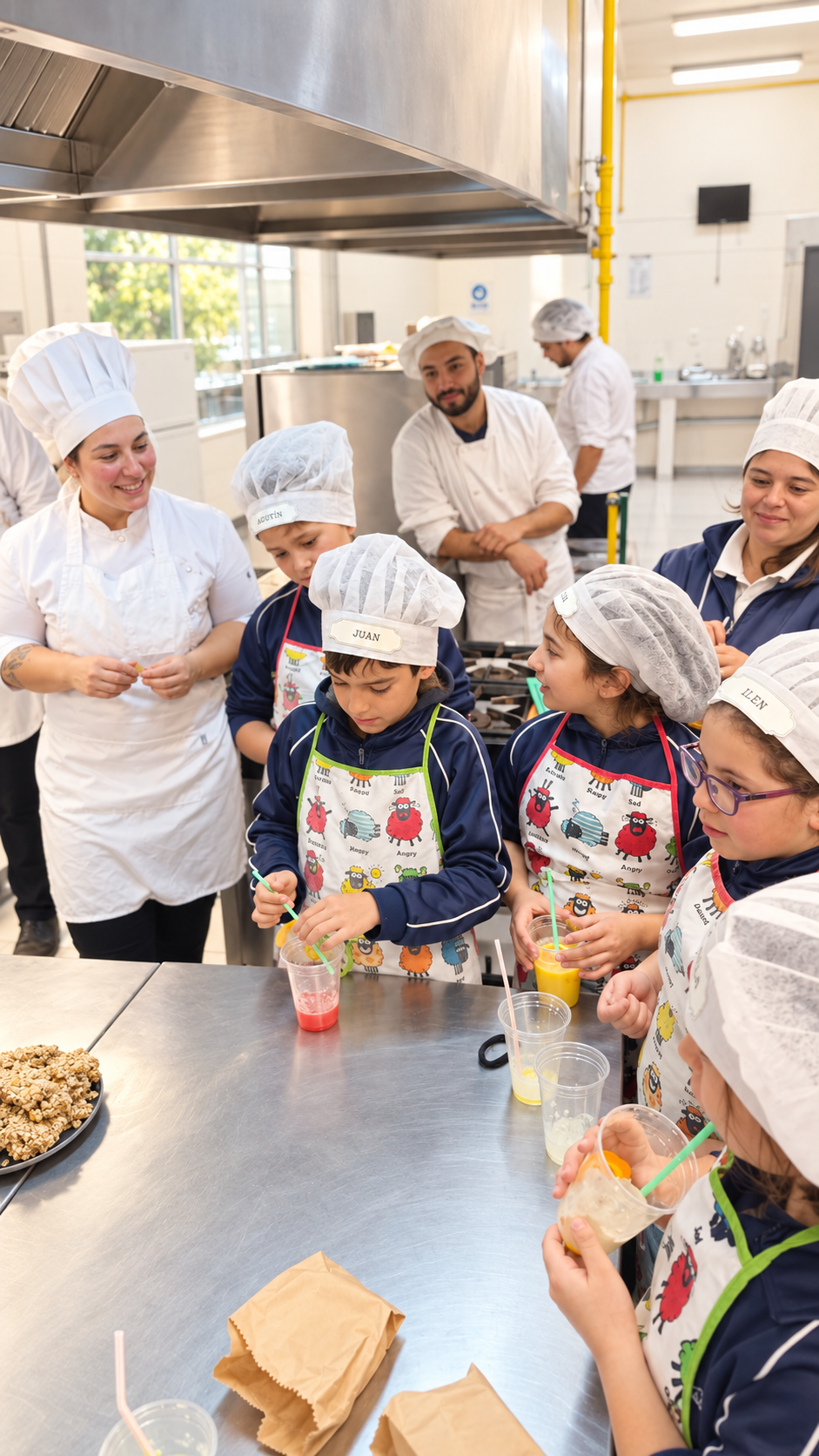 Encuentro entre cocinas con estudiantes de UTU Solymar