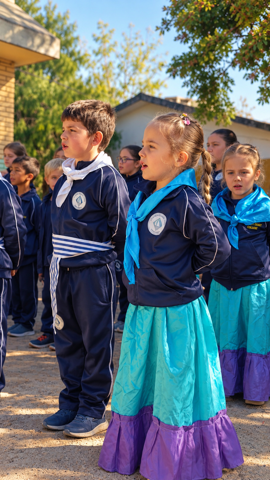 Celebración institucional junto a la comunidad educativa